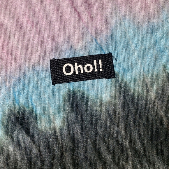 Oversized Long Sleeve Tie Dye Graphic Tshirt - Picture 3 of 5